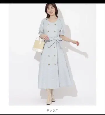 윌 셀렉션 willselection 트위드 볼륨 소매 원피스