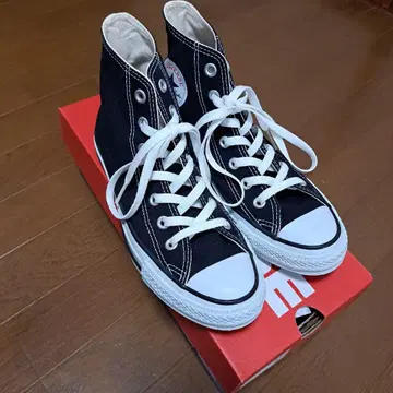 CONVERSE CANVAS ALL STAR 블랙 JP 24.0