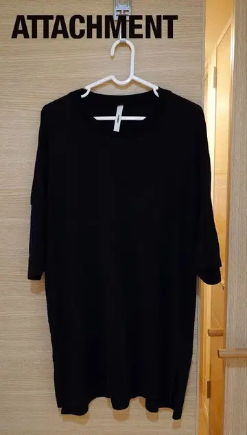 ATTACHMENT Co/Ac 천축 크루넥 S/S 사이즈 3 일본제