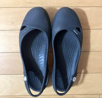 크록스 블랙 샌들 여성용 W 사이즈