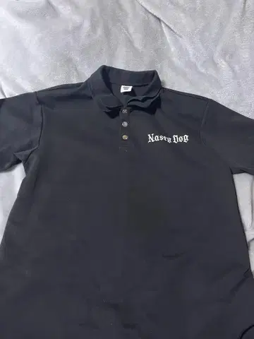Nasty Dog 블랙 피케 셔츠 L