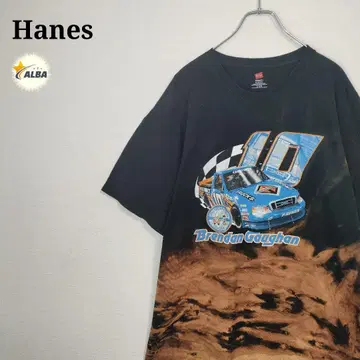 Hanes 헤인즈 티셔츠 타이다이 염색 90년대 빈티지 블랙 XL