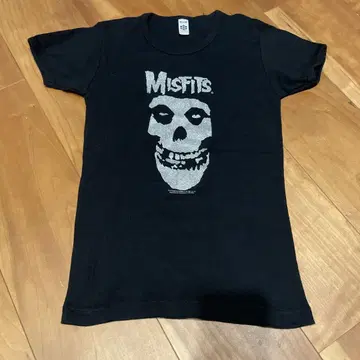 Misfits 스컬 프린트 티셔츠 블랙