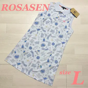 ROSASEN 루즈맨 콜라보 쿨맥스 에코 슬리브리스 원피스