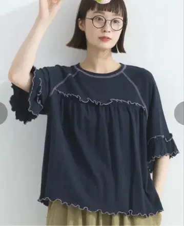 lupilien 루피리안 접촉 냉감 배색 티셔츠