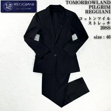 REGGIANI 스트레치 코튼 투모로우랜드 필그림 수트 46