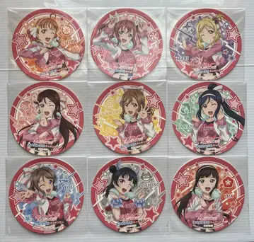 Aqours 누마즈 우라노 호시 여자 학원 코스터 컴프 세트