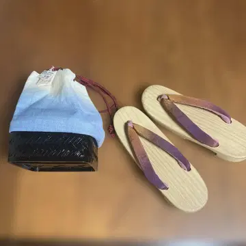 유카타용 가방과 조리 백 백화점에서 구매한 상품