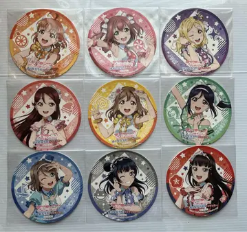Aqours 누마즈 우라노 호시 여자 학원 코스터 컴프 세트