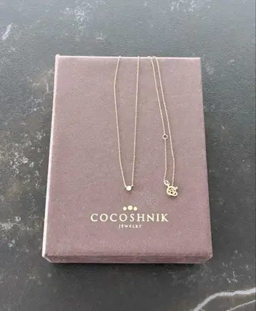 COCOSHNIK 코코슈닉 다이아 목걸이 다이아몬드 골드
