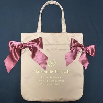 Maison de FLEUR 메종 드 플뢰르 토트백 리본