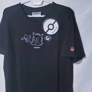 새상품 티셔츠 XL 겐가 고스트 고스 포켓몬 자수 반팔 선화