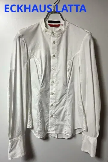 ECKHAUS LATTA 화이트 긴팔 셔츠