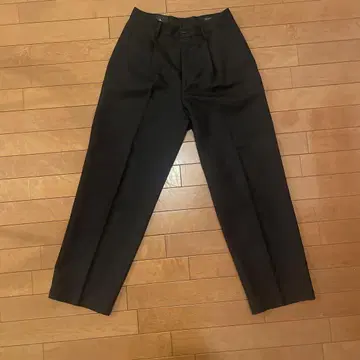 relume Tessuto Marzotto 블랙 슬랙스