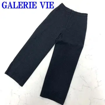 갤러리 바이 와이드 팬츠 슬랙스 울 그레이 34 C2155