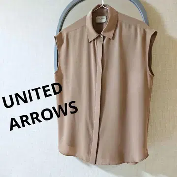 UNITED ARROWS UBCE 빅 프렌치 슬리브 셔츠 베이지