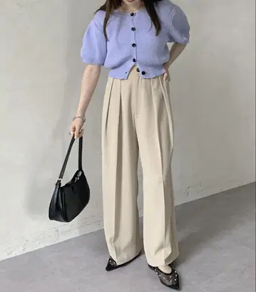 새상품 thevon 2턱 슬랙스 베이지 TM 사이즈