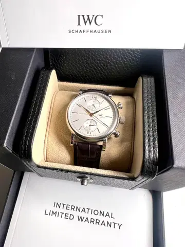 아이더블유씨 포르토피노 크로노그래프 39 IW391406 중고 남성용