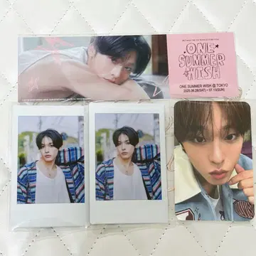 NCT WISH 리쿠 구매 혜택 트레이딩 카드 입장 혜택 폴라로이드