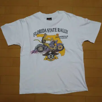 90s HARLEY OWNERS GROUP 티셔츠 L 표기