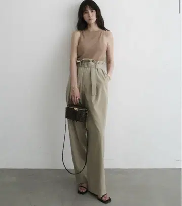 WAIST BELT DAD PANTS 클라네 clane 26,400엔
