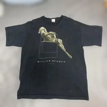 빈티지 90년대 윌리엄 웨그먼 티셔츠 XL