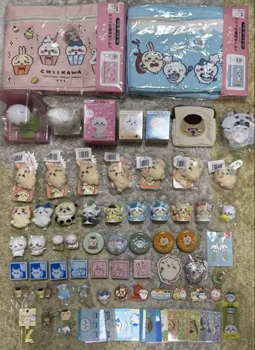치이카와, 하치와레, 토끼, 기타 굿즈 약 61개 묶음 판매 [4074