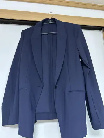 네이비 테일러드 자켓 L