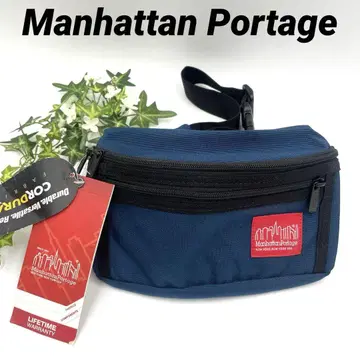 미사용 새상품 Manhattan Portage 네이비 바디백