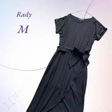 Rady 레이디/피쉬 테일 컷 티셔츠 원피스 골드 버튼 벨트 포함
