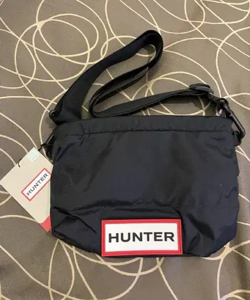 HUNTER 립스탑 버킷 백 블랙