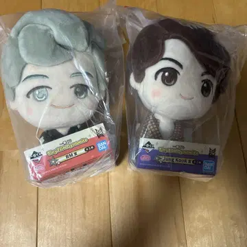 제일복권 반다이 RM & Jung Kook 봉제 인형 세트