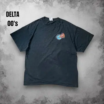 00s DELTA 빈티지 뮤직 티셔츠 기업 라이브 USA