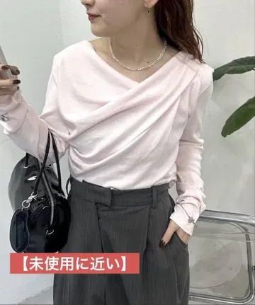 mystic 오프숄더 롱 티셔츠 사이즈 프리