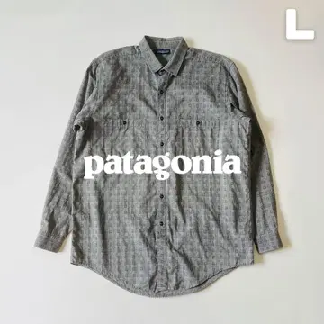 Patagonia 80s 플란넬 셔츠 L 포르투갈제 그레이