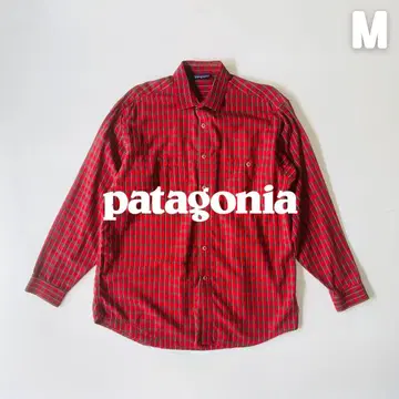 Patagonia 1991년산 플란넬 셔츠 M 포르투갈제 레드