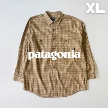 Patagonia 1998 플란넬 셔츠 XL 포르투갈제 베이지