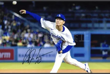 [ 축 10승! ] MLB LA 다저스 야마모토 요시노부 선수 친필 사인