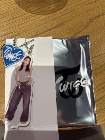 Tzuyu 미니 아크릴 스탠드 키링 + 마스코트 참