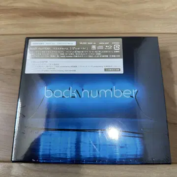미개봉 새상품 backnumber 앙코르 초회 한정판 B Blu-ray