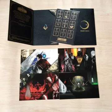 라이브러리 오브 루이나 초대장 + 스티커 + 엽서 4장 새상품,