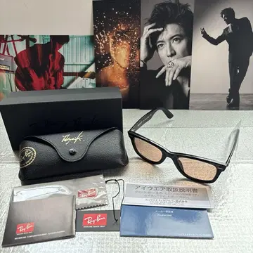 Ray-Ban X 기무라 타쿠야 웨이퍼러 라이트 오렌지 아트 카드 포함