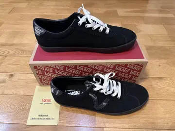 VANS 블랙 스웨이드 스니커즈