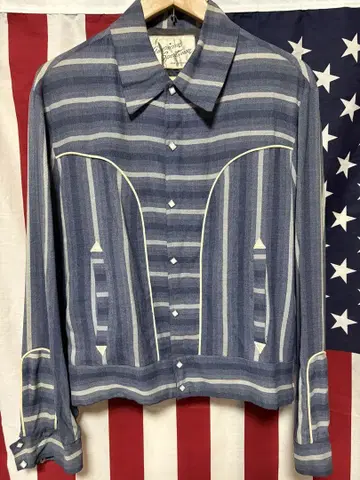 50s American Sportsman 웨스턴 자켓 스트라이프