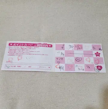 프리큐어 프리티 스토어 포인트 카드 20포인트