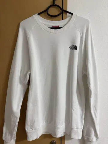 THE NORTH FACE 화이트 맨투맨 L