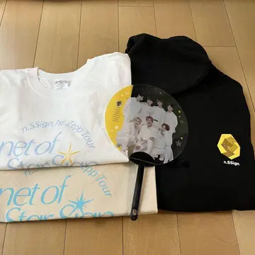 n.SSign 1st Zepp Tour 티셔츠, 트레이닝복, 부채
