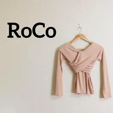 RoCo 티셔츠 오프숄더 크로스 디자인 긴팔 티셔츠 여성용