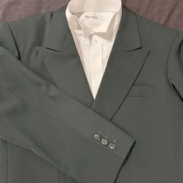 블랙 턱시도 남성용 쓰리피스 클리닝 완료