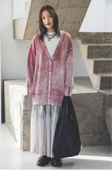JEANASIS [선택 가능한 기장] 글리터 절개 개더 스커트